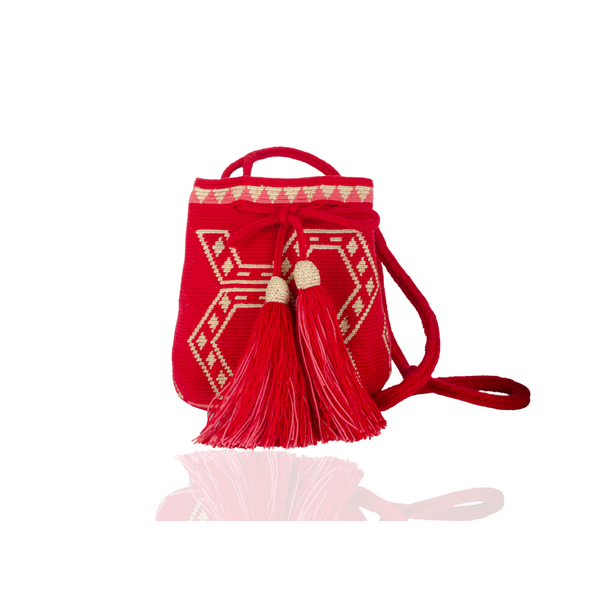 Mini Wayuu Bag / Bright Red