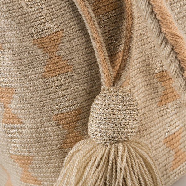 Mini Bright Sand Wayuu Bag